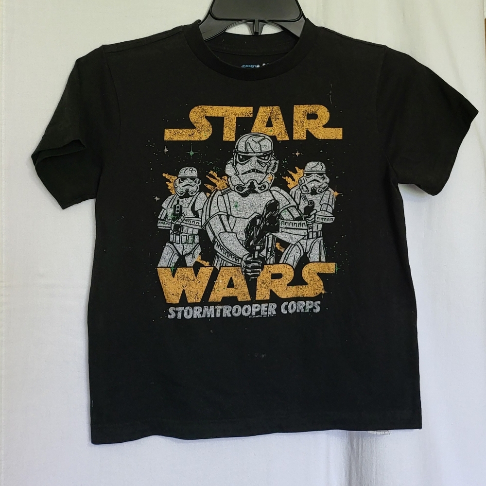 Star Wars Old Navy‎ Collectibles Boys Black Short Sleeve Casual T-shirt Small